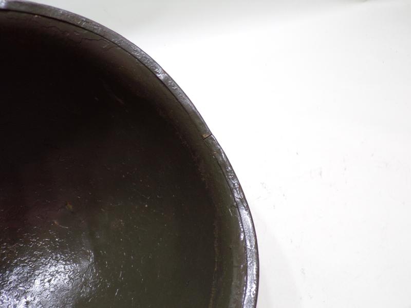 Late WW2 US M1 Helmet.