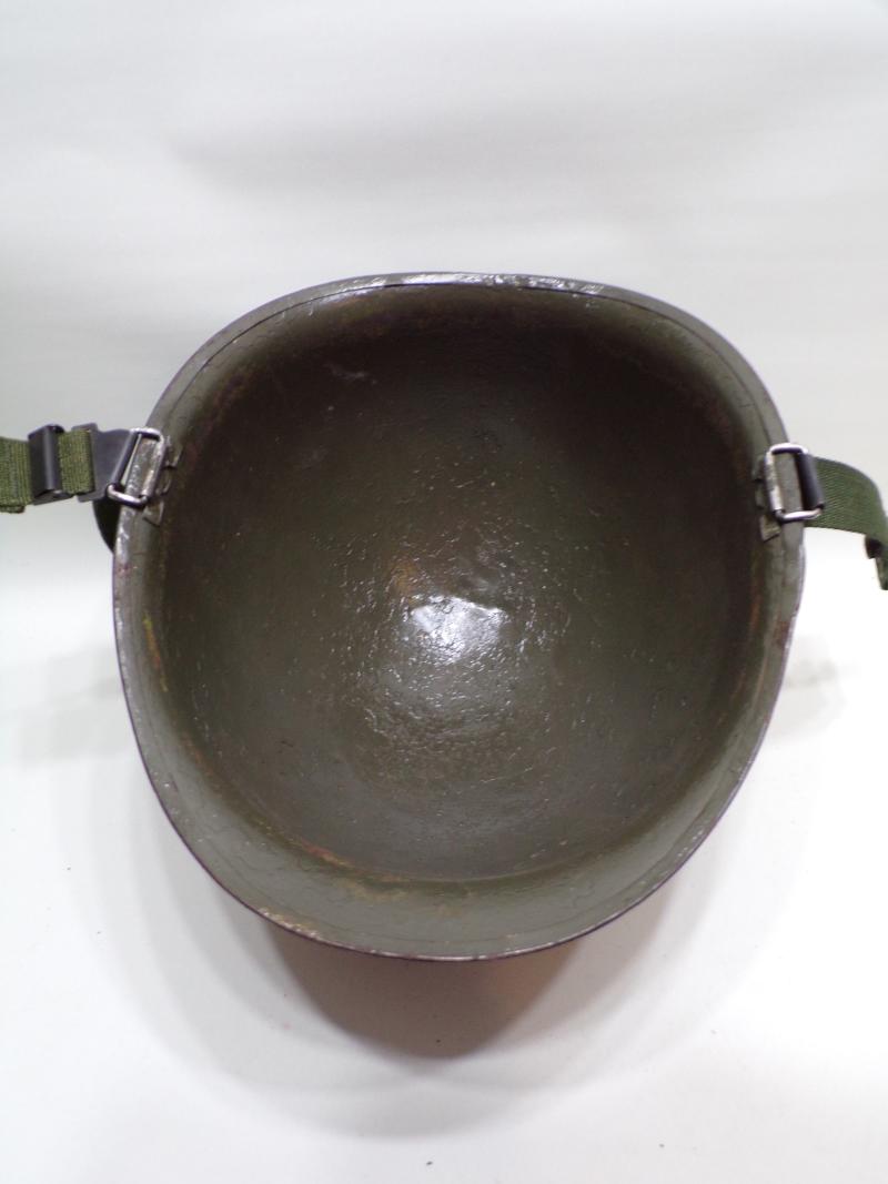 Late WW2 US M1 Helmet.