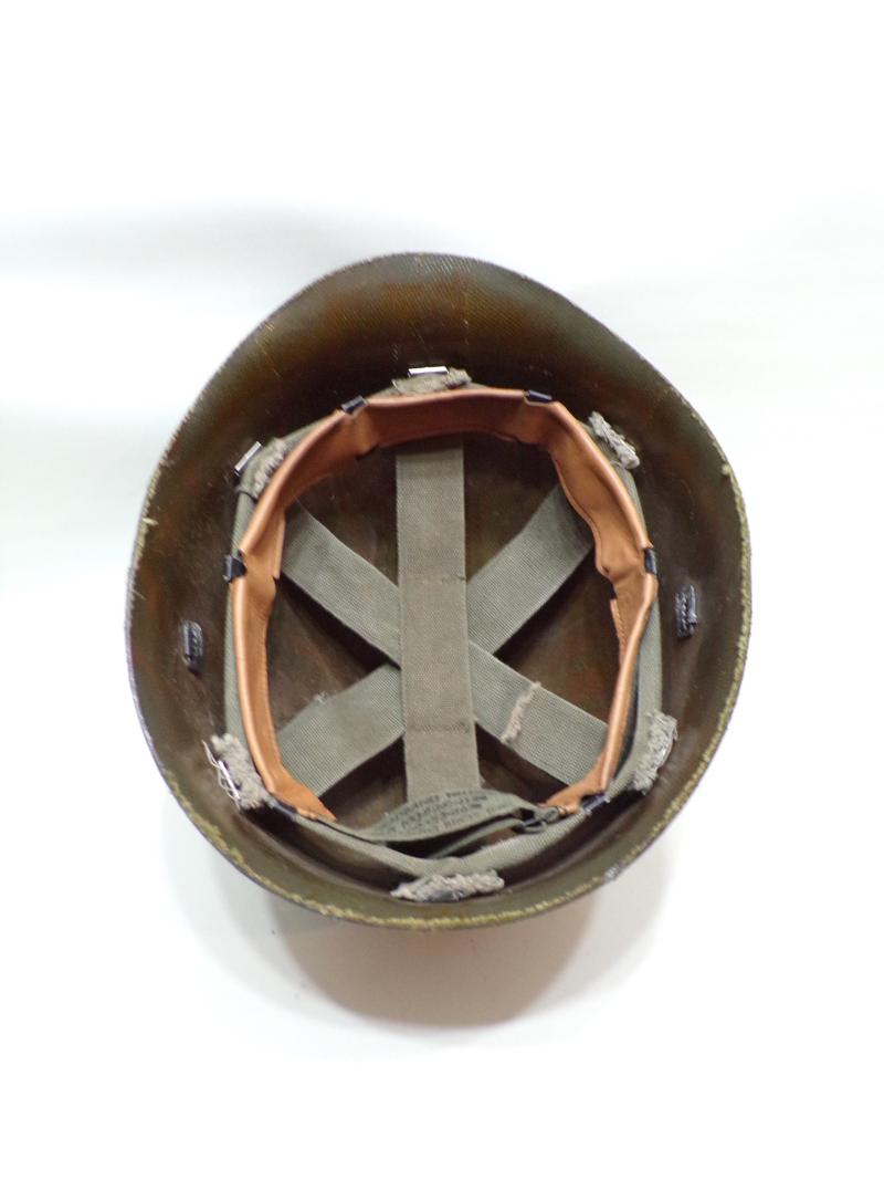 Late WW2 US M1 Helmet.