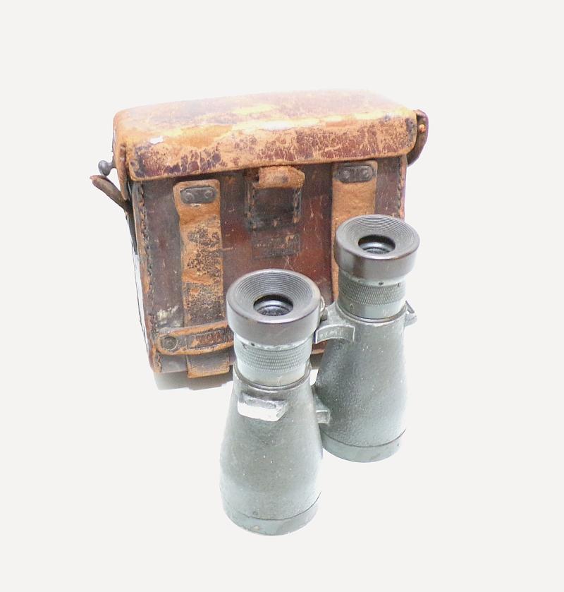 British Captured WW1 German Binoculars.