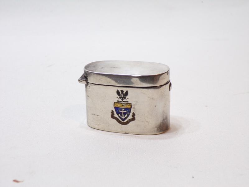 Silver & Enamel Box.
