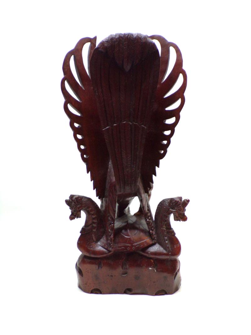 Hindu Carving of Vishnu and Garuda.