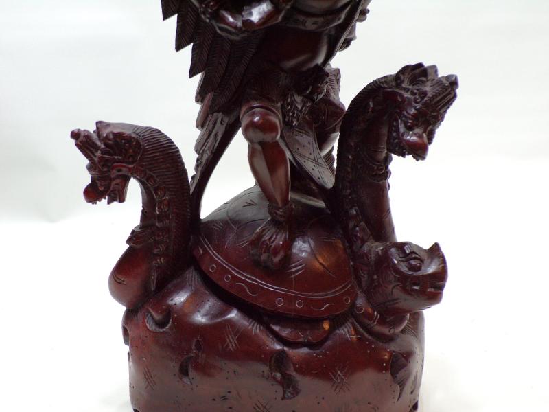 Hindu Carving of Vishnu and Garuda.