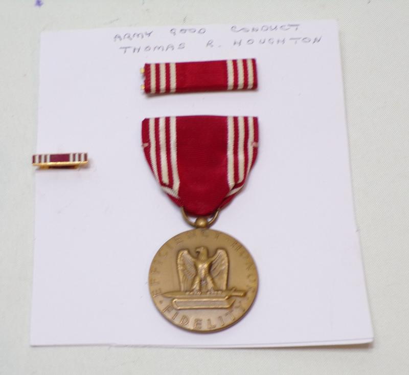 Named Mid Century USA Army Good Conduct Medal