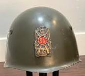 WW2 Italian Engineer / Pioneers Helmet Plate.