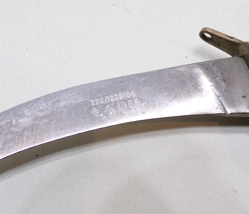 Vintage RAF Aircrew Survival Parachute Knife.