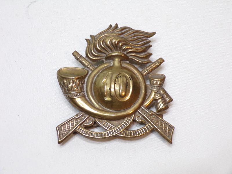 WW2 Era Italian 10th Bersaglieri Regiment Cap badge.