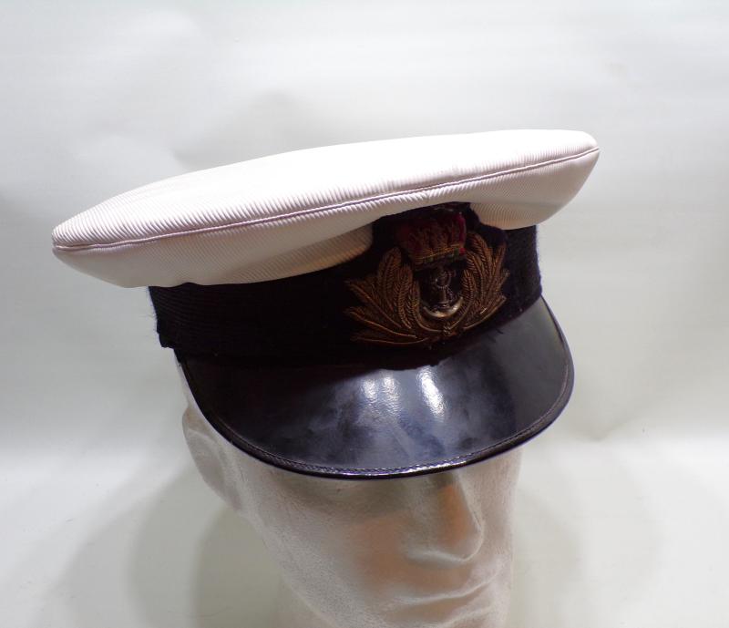 Vintage QEII Era Royal Navy Officers Cap