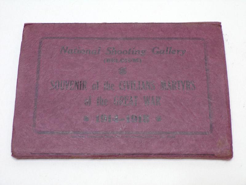 Rare WW1 Era Postcards – National Shooting Gallery – Edith Cavell