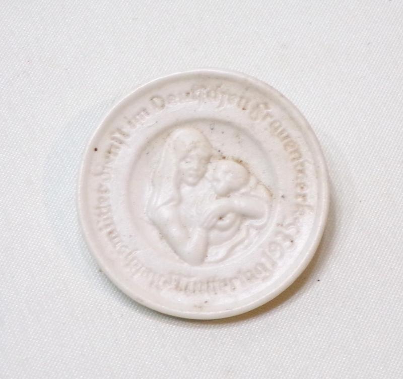1935 German Mother’s Day Badge.