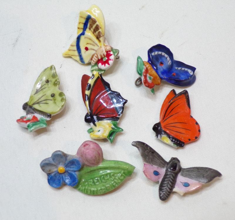 Various German WHW Butterflies & Flowers.