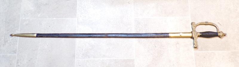 Quality Mid Century Spanish Court Sword.