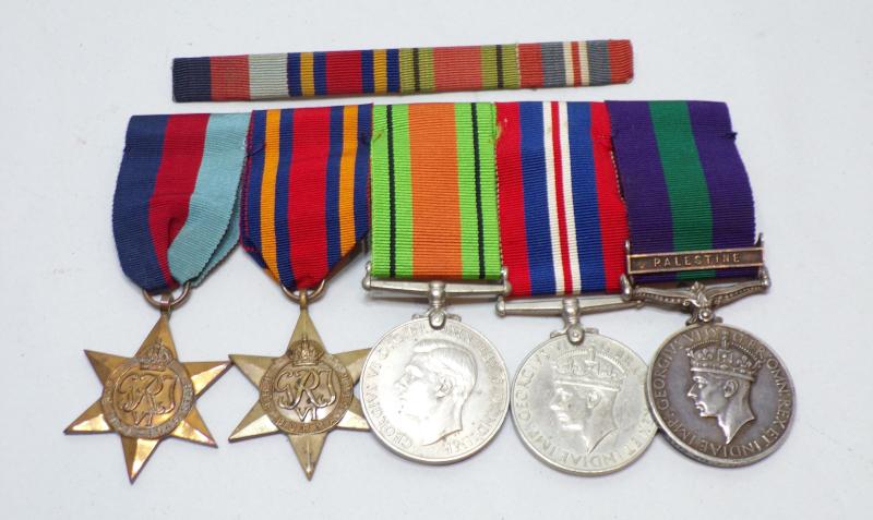 WW2 Medal Group of 5 to Senior Beds & Herts Reg – Chindit.