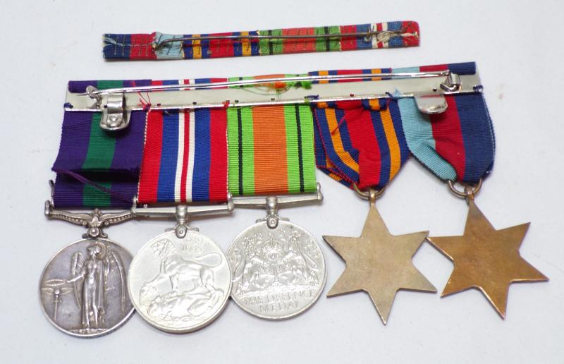 WW2 Medal Group of 5 to Senior Beds & Herts Reg – Chindit.