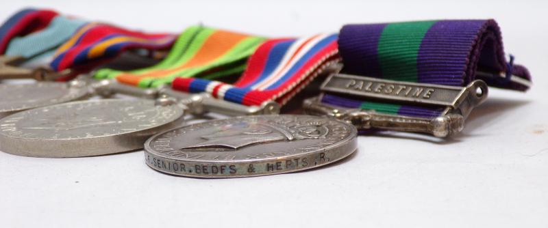 WW2 Medal Group of 5 to Senior Beds & Herts Reg – Chindit.