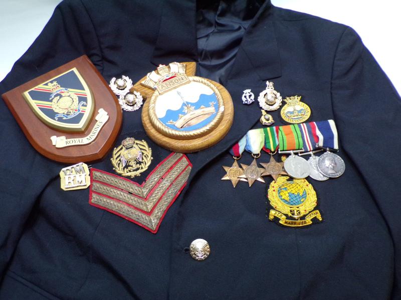 WW2 Medal Group & Effects to Galliers Royal Marines.