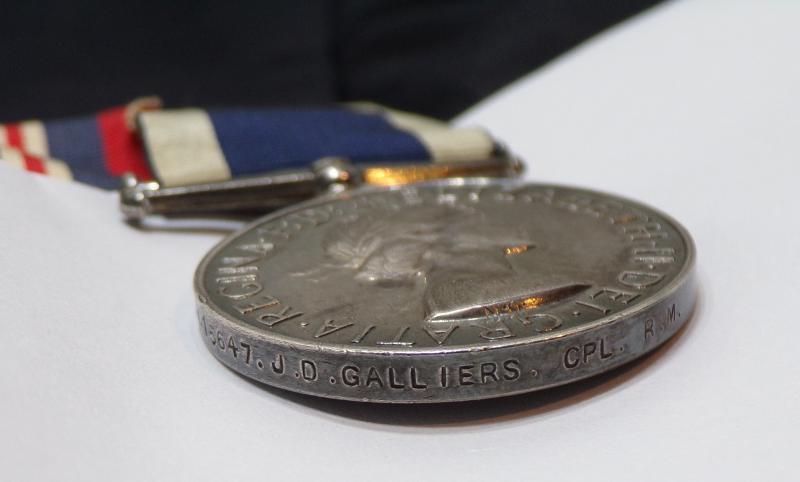 WW2 Medal Group & Effects to Galliers Royal Marines.