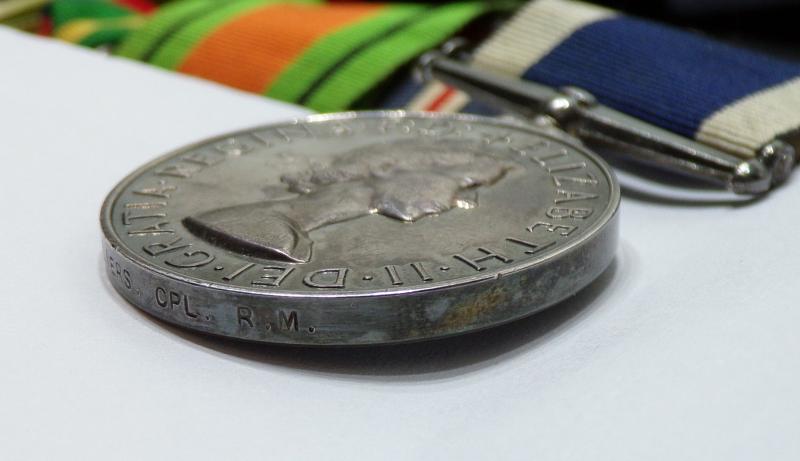 WW2 Medal Group & Effects to Galliers Royal Marines.