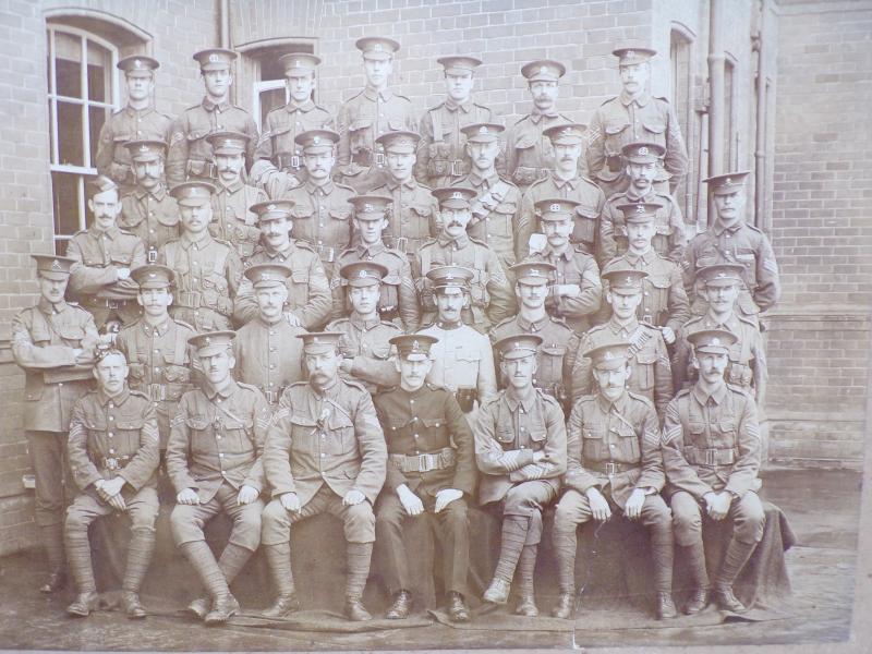 Large Military Photograph Non Com Officers School of Musketry
