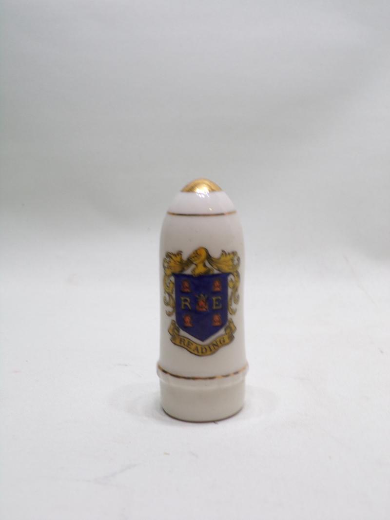Vintage Crested China Shell Head – Arms of Reading