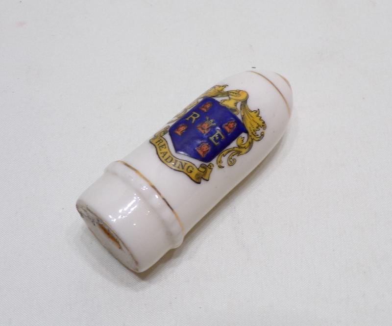 Vintage Crested China Shell Head – Arms of Reading