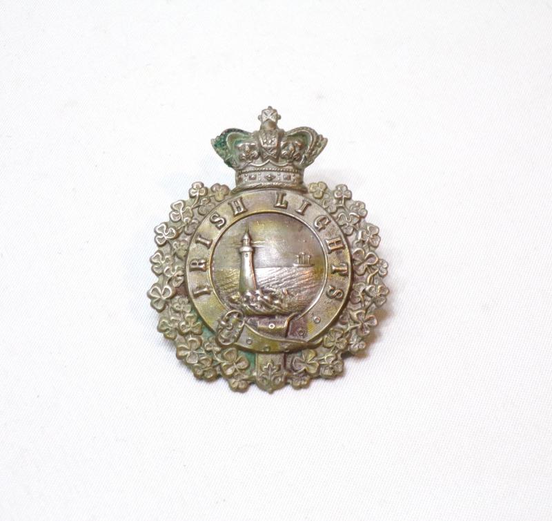 Victorian Irish Lights Cap Badge.