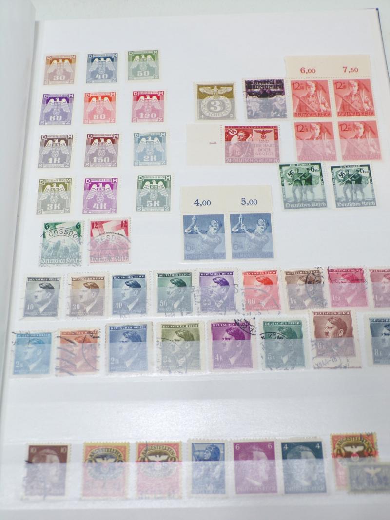 Fine Collection of Military Themed Stamps in a Stock Book