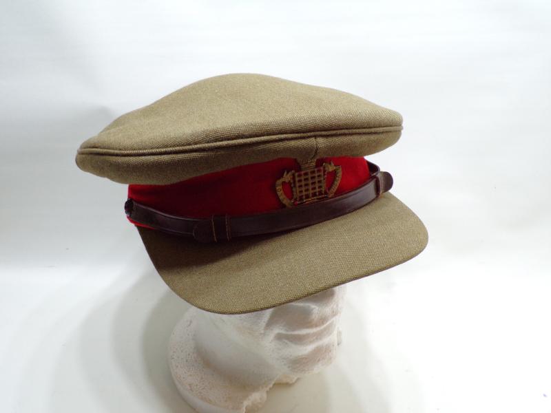 WW2 Era Royal Gloucestershire Hussars Officers Cap.