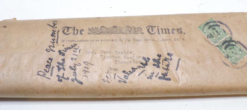 Super Rare The Times 1919 Peace Number – Still Packaged