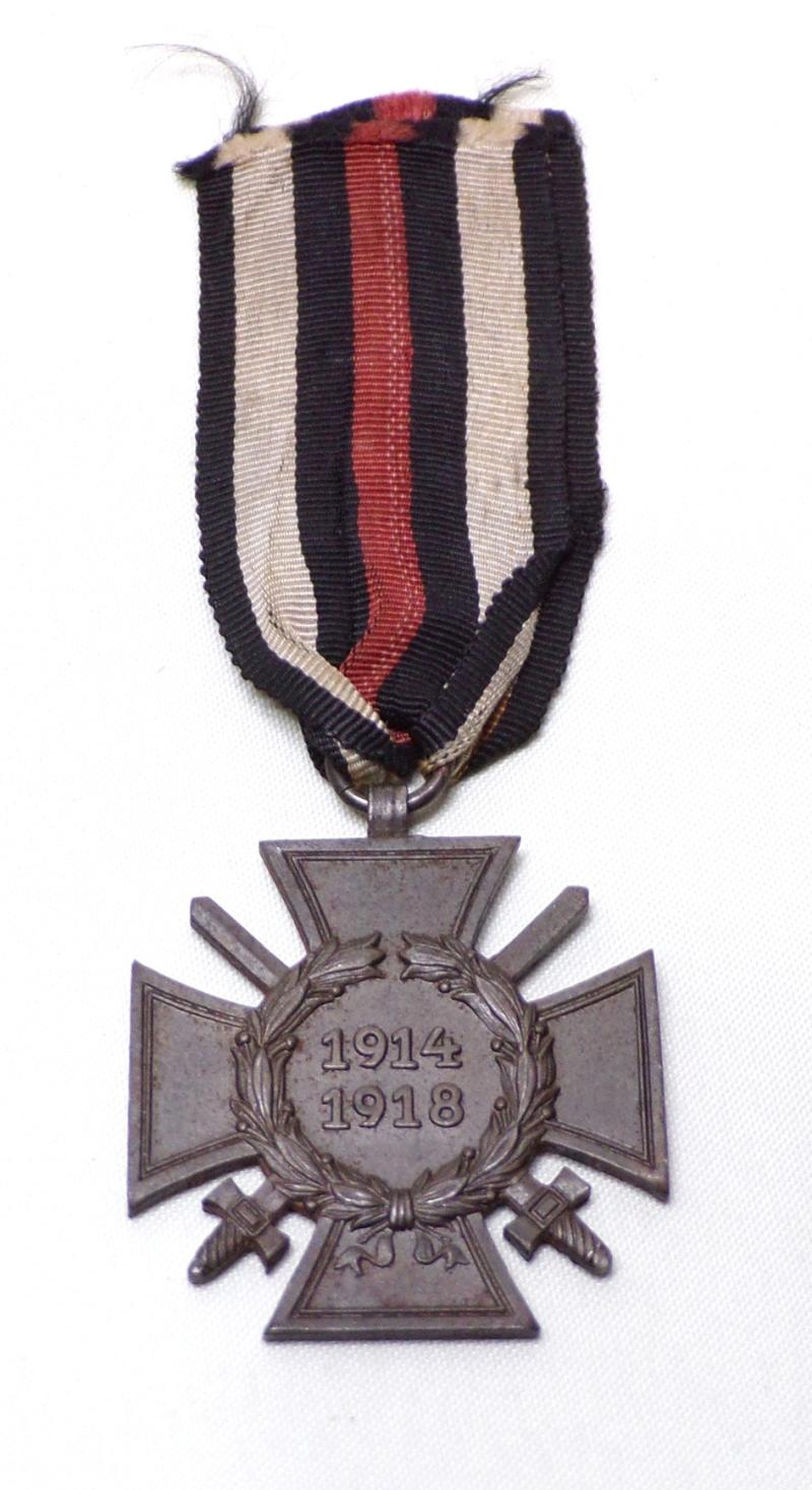 German Honour Crosses with Swords. Maker RV4