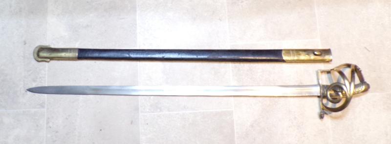 Scarce Danish 1831 Infantry Officers Sword.