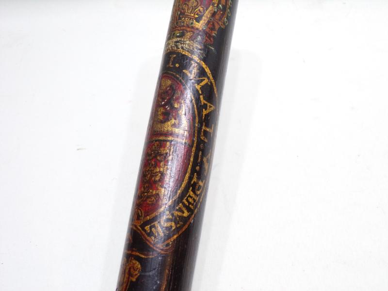 Victorian Painted Police Truncheon.