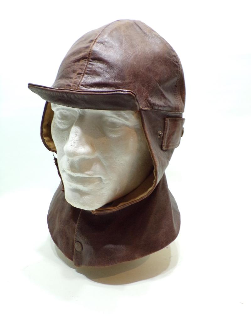 WW1 RFC Leather Flying Helmet.