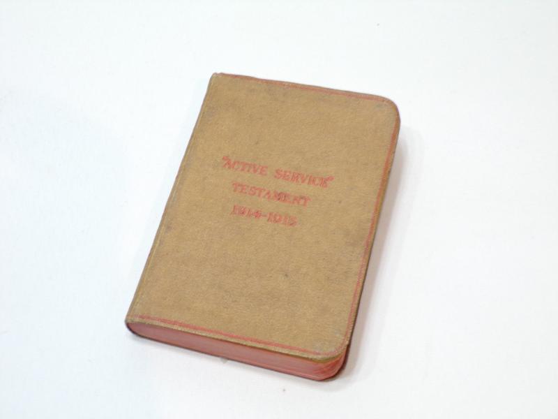 WW1 Era Active Service Testament 1914-1915