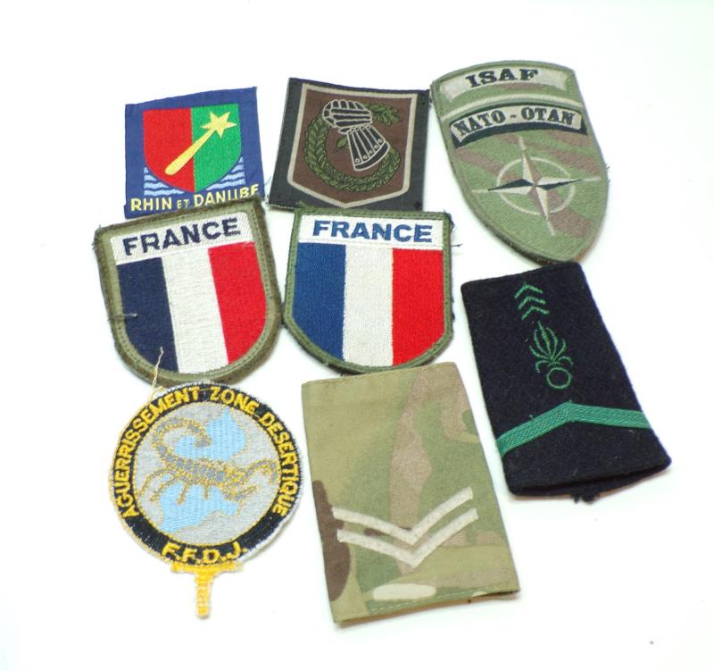Good Collection of Vintage French Cloth Patches Etc