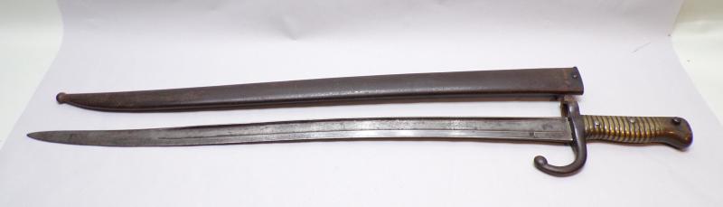 French 1866 Pattern Chassepot Sword Bayonet