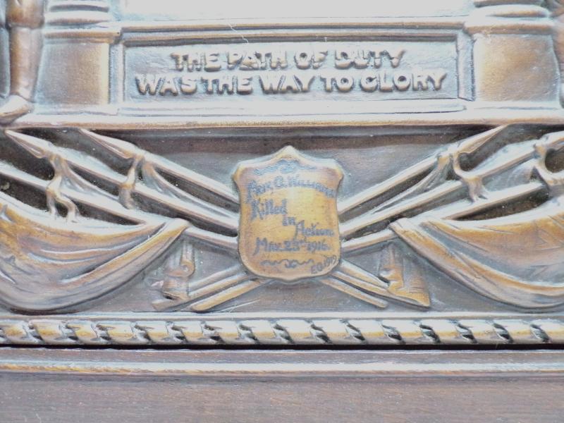 Large WW1 Memorial Frame Named to Williams RWF