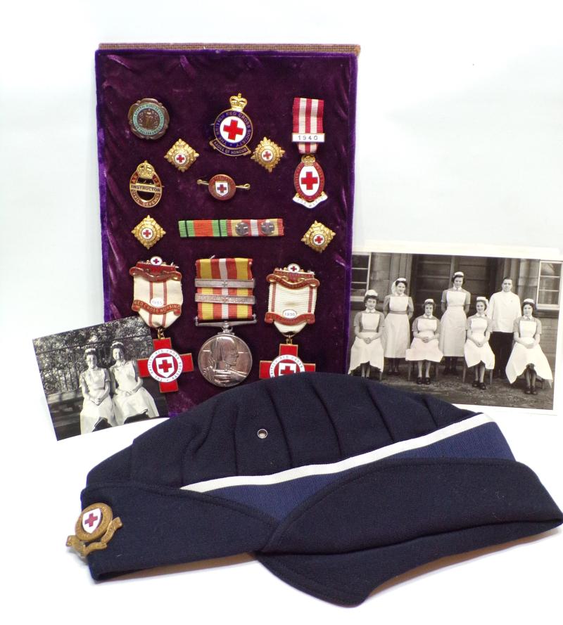 WW2 Medals Insignia & Uniform to Reed BRCS.