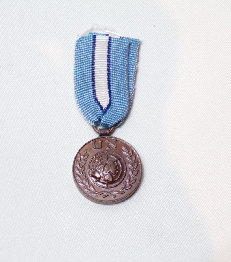 UN Miniature Medal for Cyprus.