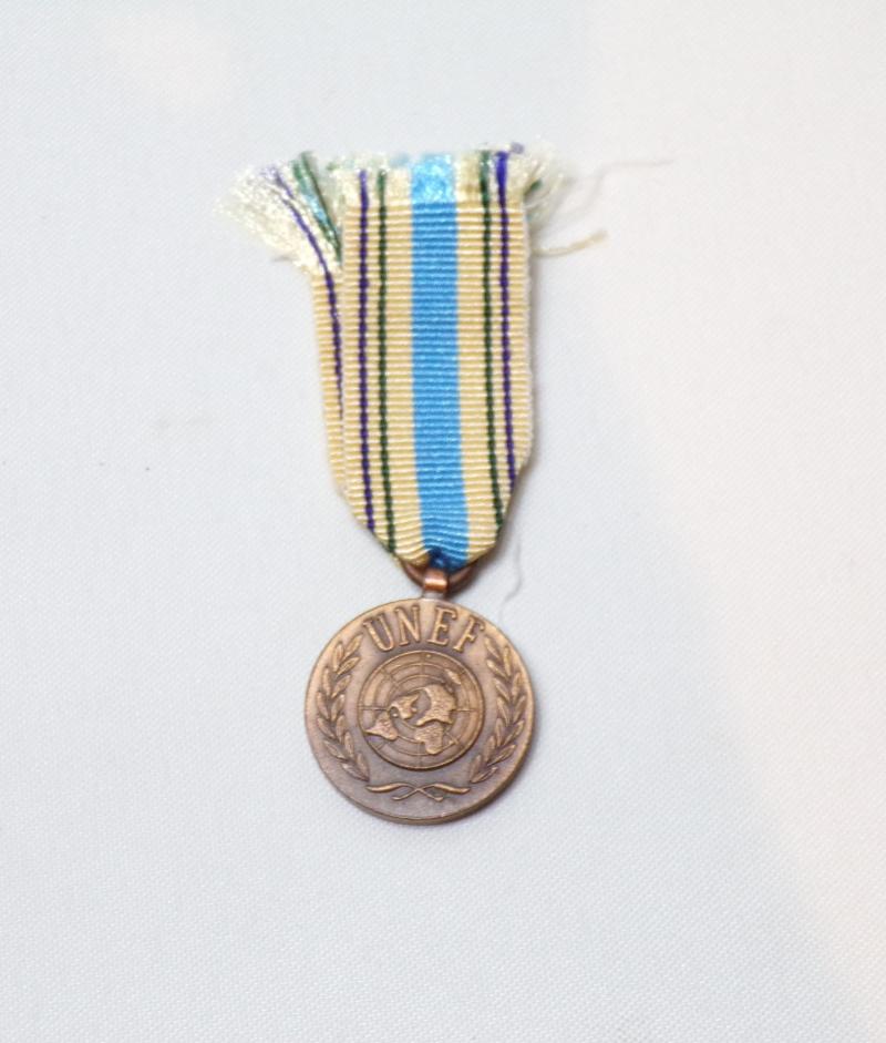 UNEF Miniature Medal.
