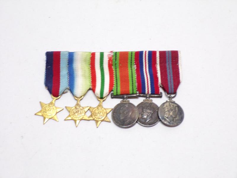 WW2 Miniature Medal Group of 6.